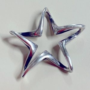 James Avery Retired 3D Floating Star Pendant